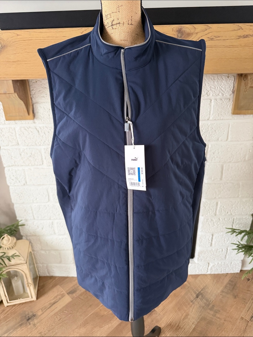 PUMA Golf Men's Cloudspun Fleece Hybrid Vest